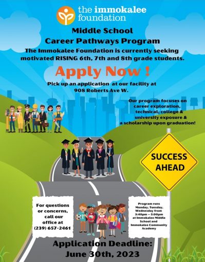 Immokalee Foundation MS Career Pathways 2023