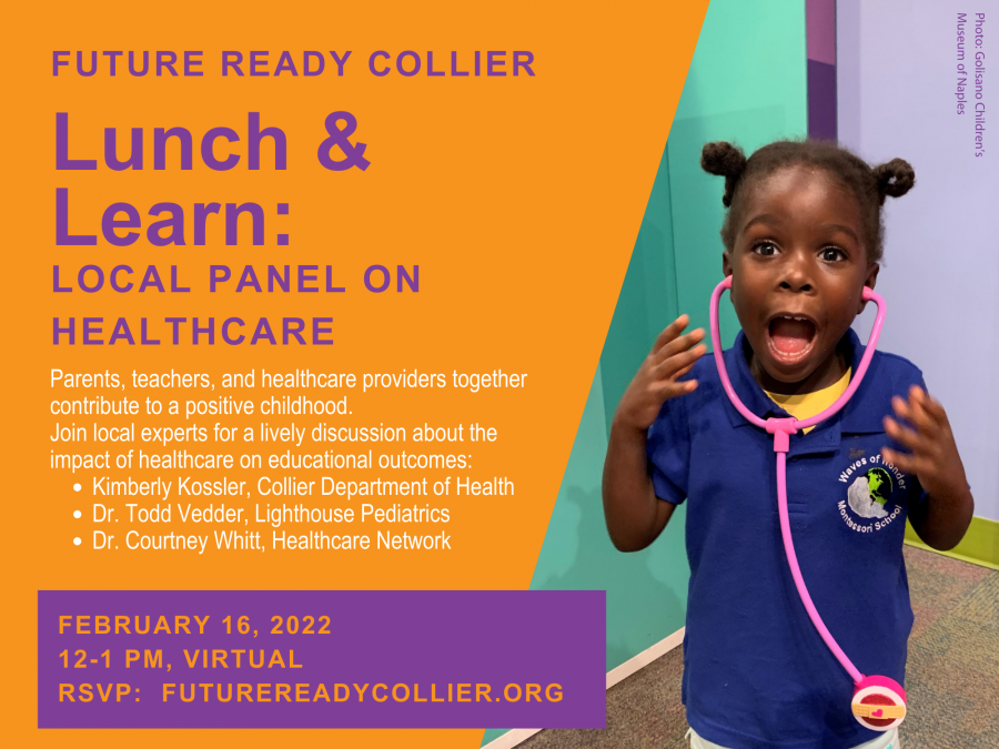 Announcement for FRC Lunch & Learn: Local Panel on Healthcare, on February 16th